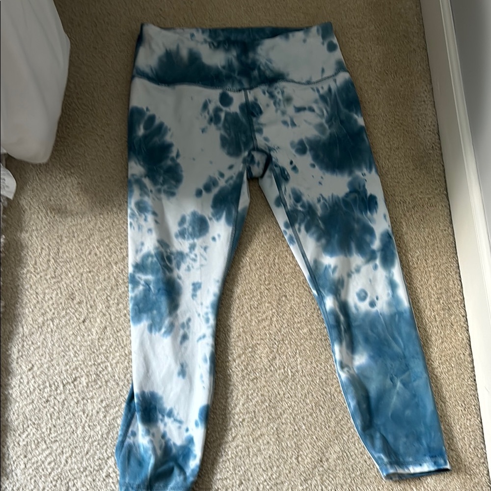 Blue Tie-Dye women’s  Leggings